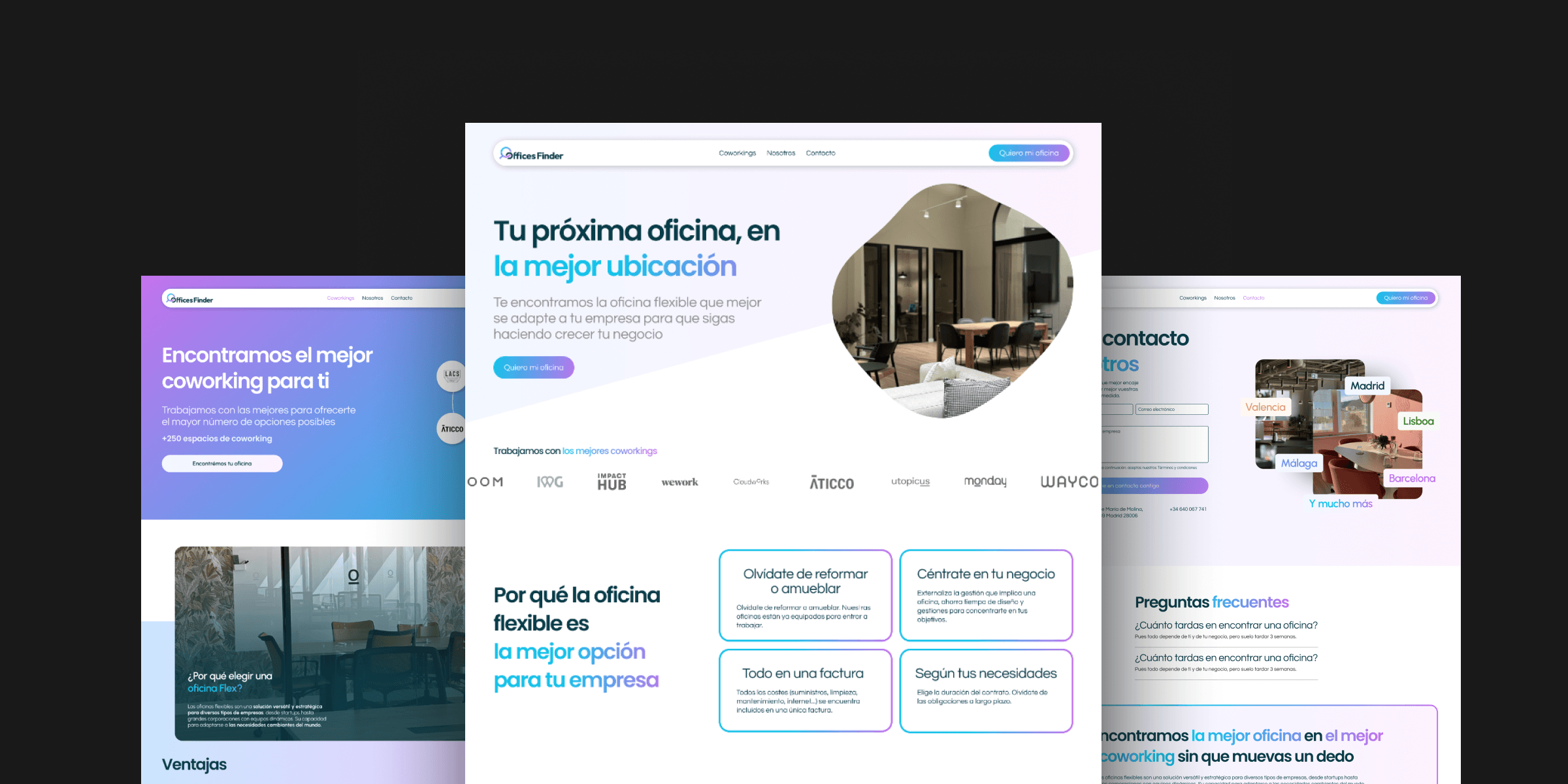 Caso de estudio Offices Finder